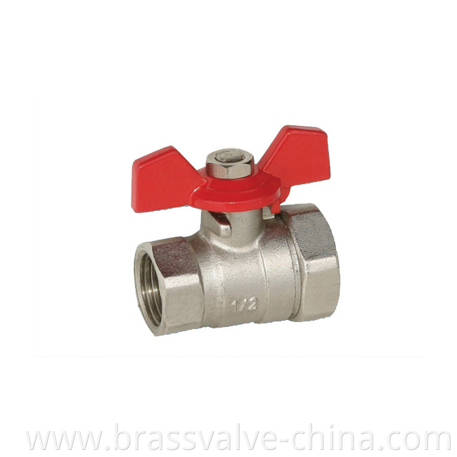 Brass Reducing Ball Valve Nickel Plated Jpg